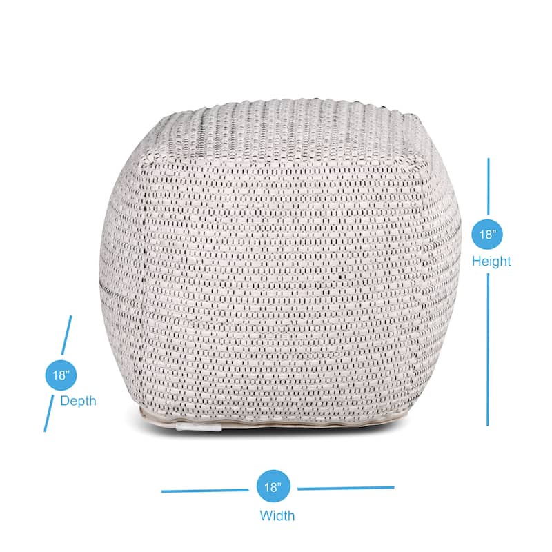 Steve Silver Haxtun Handwoven Pouf