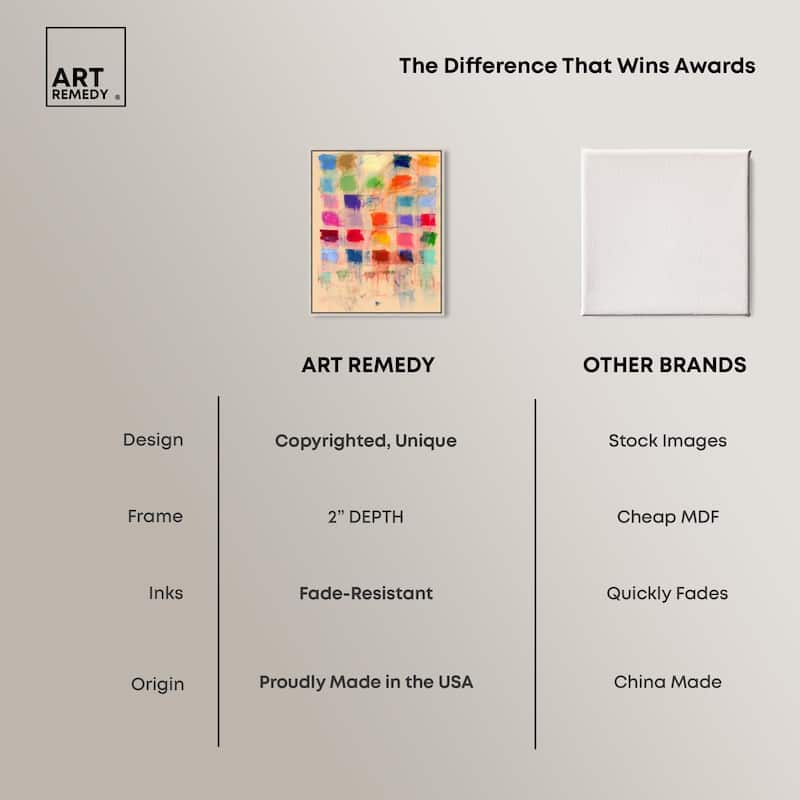 Color Blocks Canvas by Art Remedy