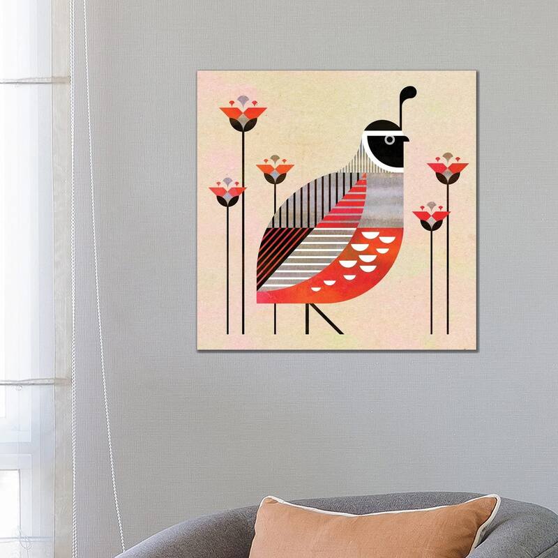 iCanvas "Quail II" by Scott Partridge Canvas Print - 26x26x1.5