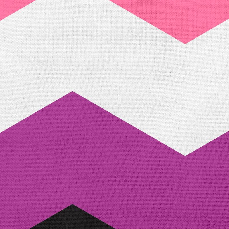 Pride Chevron Outdoor Throw Pillow