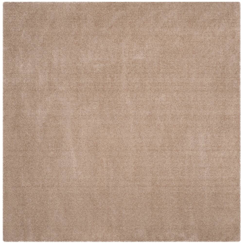 SAFAVIEH Velvet Shag Eusebia Solid Polyester Rug