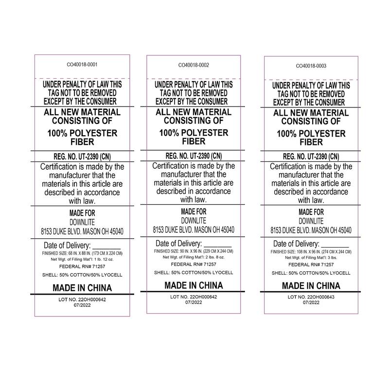 TENCEL Cool Touch All Season PrimaLoft® Down Alternative Comforter -Hypoallergenic