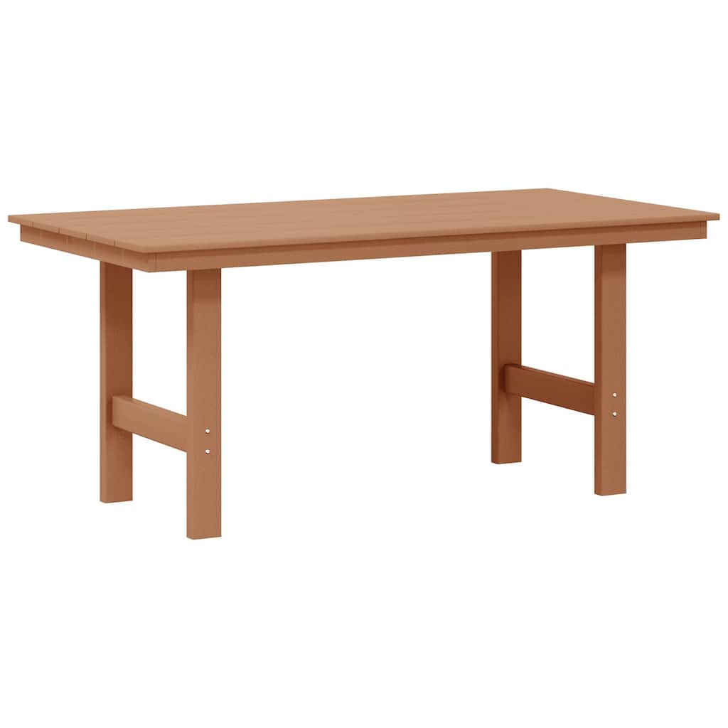 Polytrends Shoreside 66 Inch By 34 Inch Rectangular Patio Dining Table