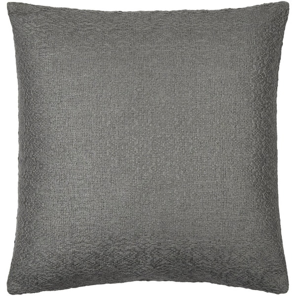slide 2 of 5, Ian Modern Solid Color Cotton Linen Throw Pillow 18"L x 18"W - Cover Only - Dark Purple