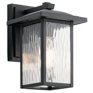 Kichler Lighting Capanna Collection 1-light Textured Black Outdoor Wall Lantern