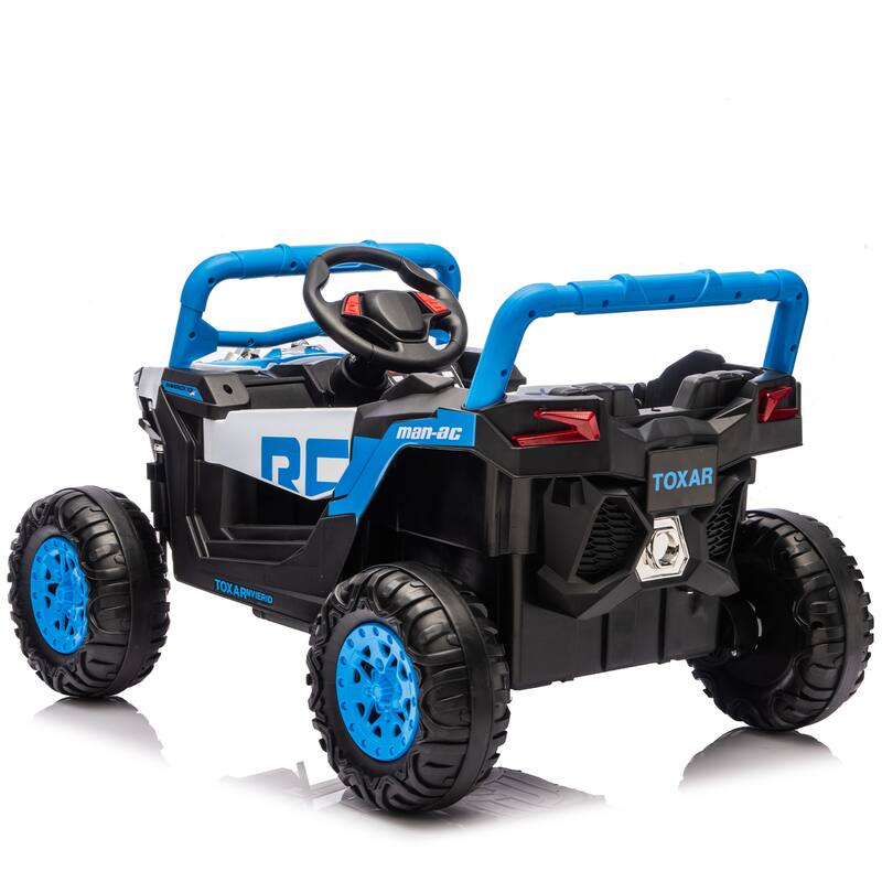 12V Kids Ride On Electric UTV W/2.4G Parents Control, Slow Start & Swing Function, Anti-Slip Wheels