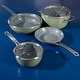 preview thumbnail 4 of 7, Sur La Table Kitchen Essentials 10 Piece PFA Free Titanium Ceramic Nonstick Interior Forged Aluminum Cookware Pots and Pans Set