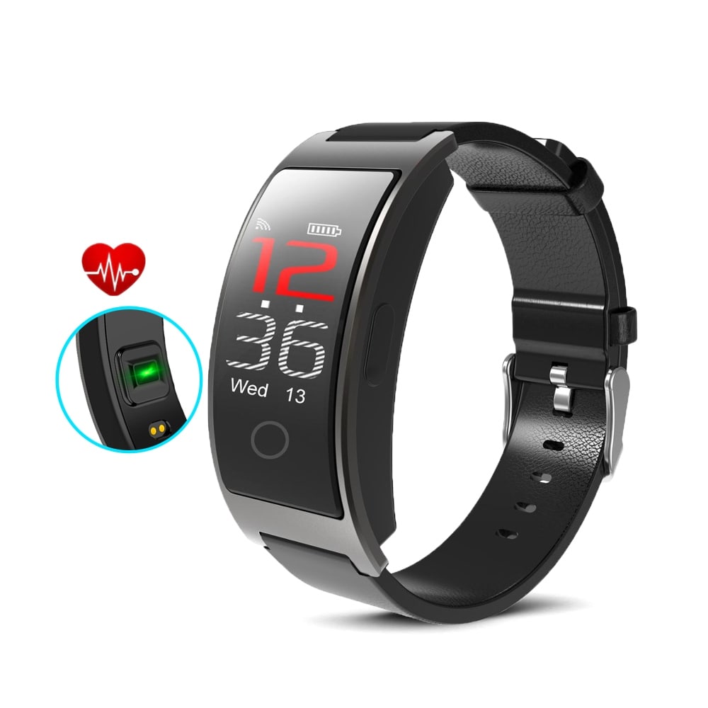 New Cx Active Fitness Tracker Bluetooth Smartwatch Bpm Blood Pressure Body Temperature Pedometer Overstock 12807126