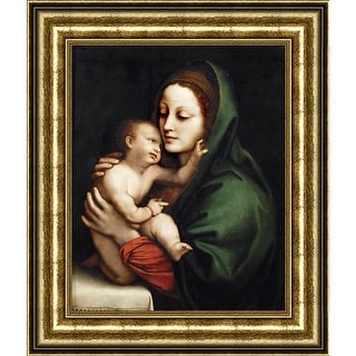 Madonna and Child by Bernardino Luini Giclee Print Oil Painting Gold ...
