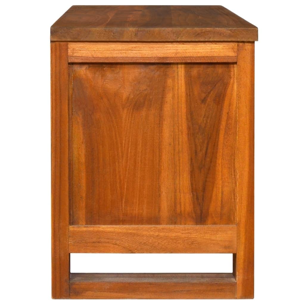Details about   vidaXL TV Cabinet 43.3"x13.8"x15.7" Solid Teak Wood 