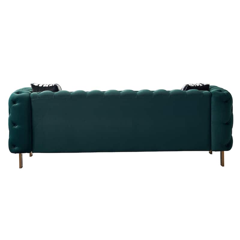 Chesterfield Modern Tufted Velvet Living Room Sofa