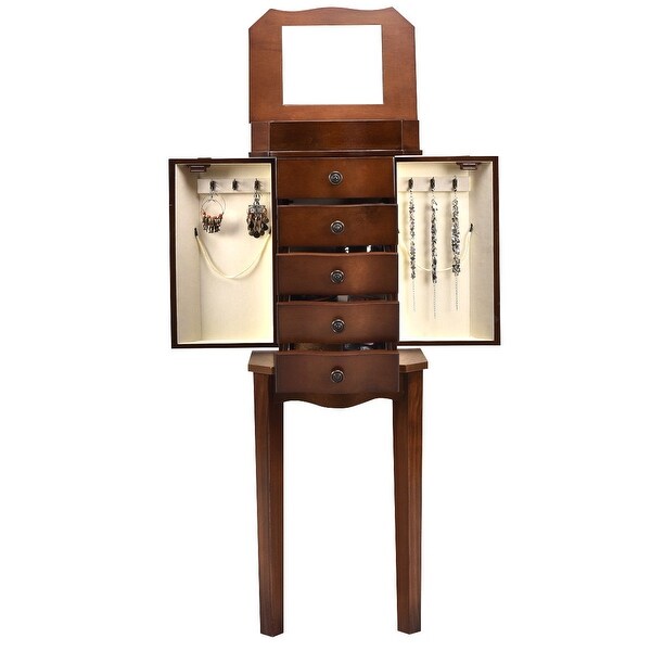 costway jewelry armoire