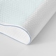 preview thumbnail 5 of 5, Bodipedic Comfort Gel Overlay Contour Memory Foam Bed Pillow - White