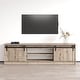 preview thumbnail 1 of 18, Meble Furniture Granero 04 TV Stand (79"W x 22"H) for up to 85" TVs - 78"W x 22"H Alpine Spruce