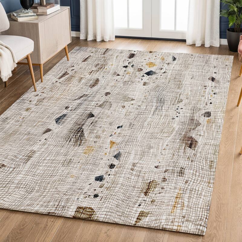 Premium Washable Super Soft Contempo Glam Mayfield Rug