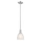 preview thumbnail 14 of 32, Innovations Lighting Endless Possibilities Arcadia - Castile - 1 Light 6" Stem Hung Mini Pendant Brushed Satin Nickel/White