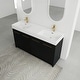 preview thumbnail 68 of 76, Plywood Freestanding Bathroom Vanity in Black Chestnut with Integrated Resin Sink