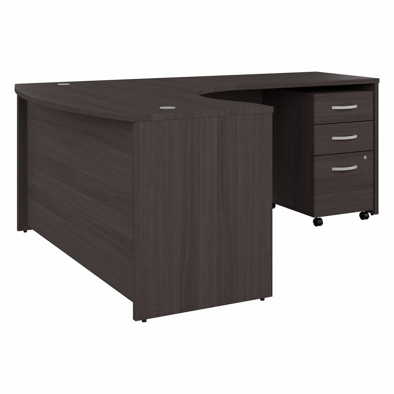 Studio C 60W Right Hand L Desk with Drawers by Bush Business Furniture