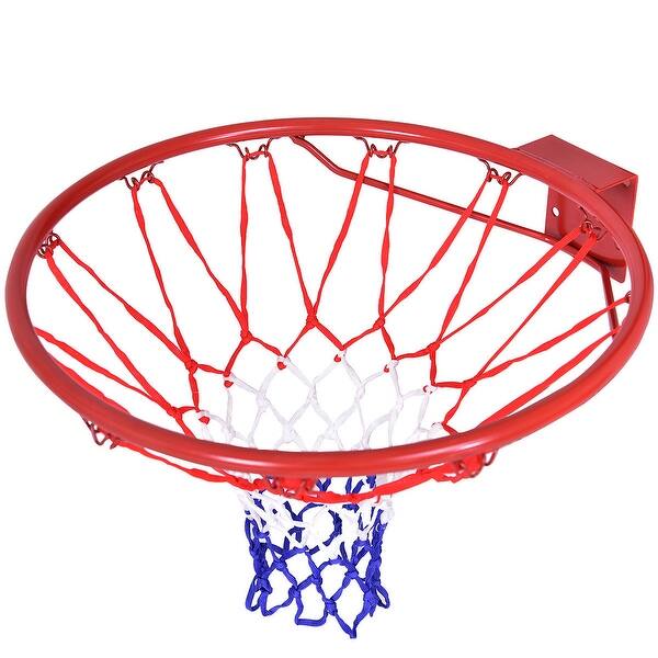 Shop Gymax 18 Basketball Ring Hoop Net Outdoor Hanging Basket
