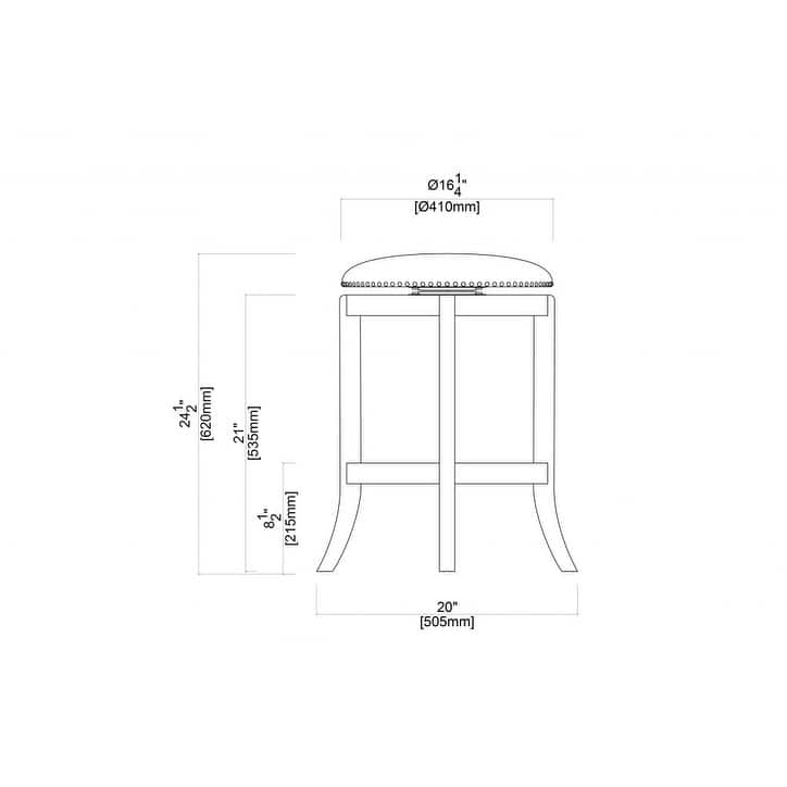 Cordova Black Swivel Counter Height Bar Stool