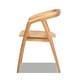 preview thumbnail 6 of 5, Simeon 21" Sculpted Oak Wood Dining Chair