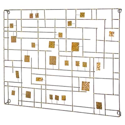 Abstract Metal Wall Decor (28" x 21")
