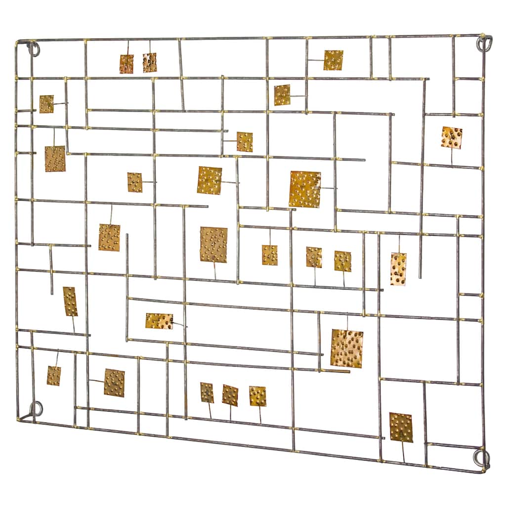 Abstract Metal Wall Decor (28" x 21")