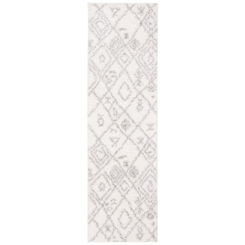 SAFAVIEH Parma Shag Mahalie Trellis 1.2-inch Thick Rug