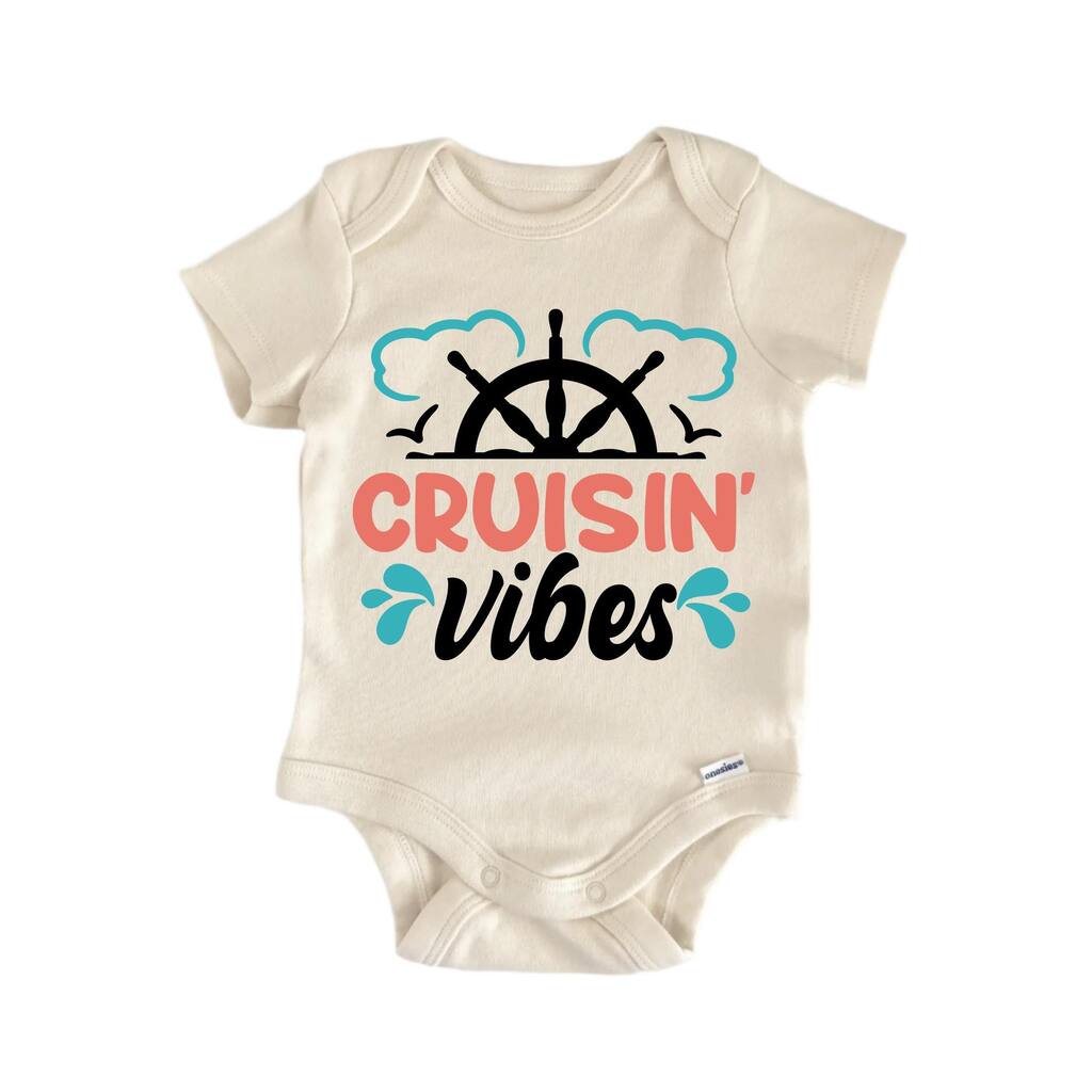 Cruisin Vibes Cruise Boat - Baby Boy Girl Clothes Bodysuit Funny Cute
