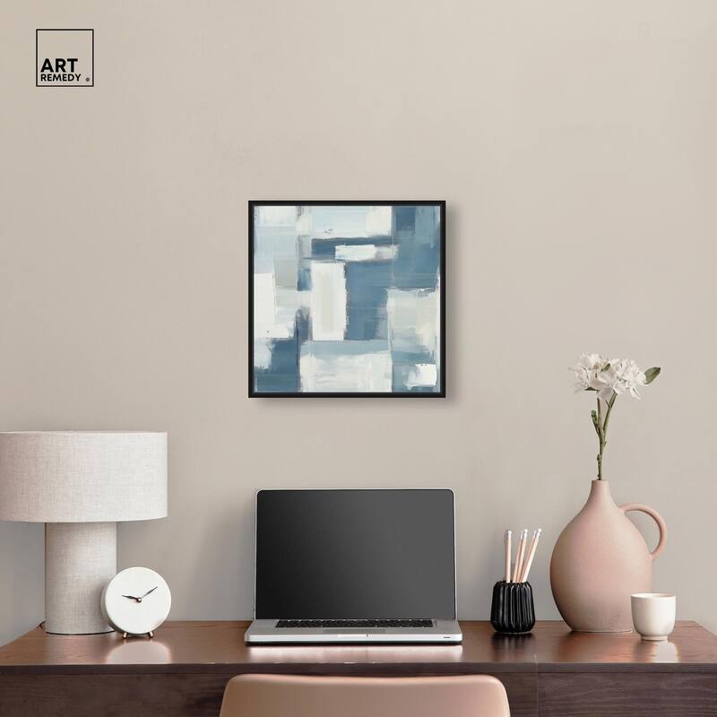 Deconstructed Blue III Canvas by Art Remedy