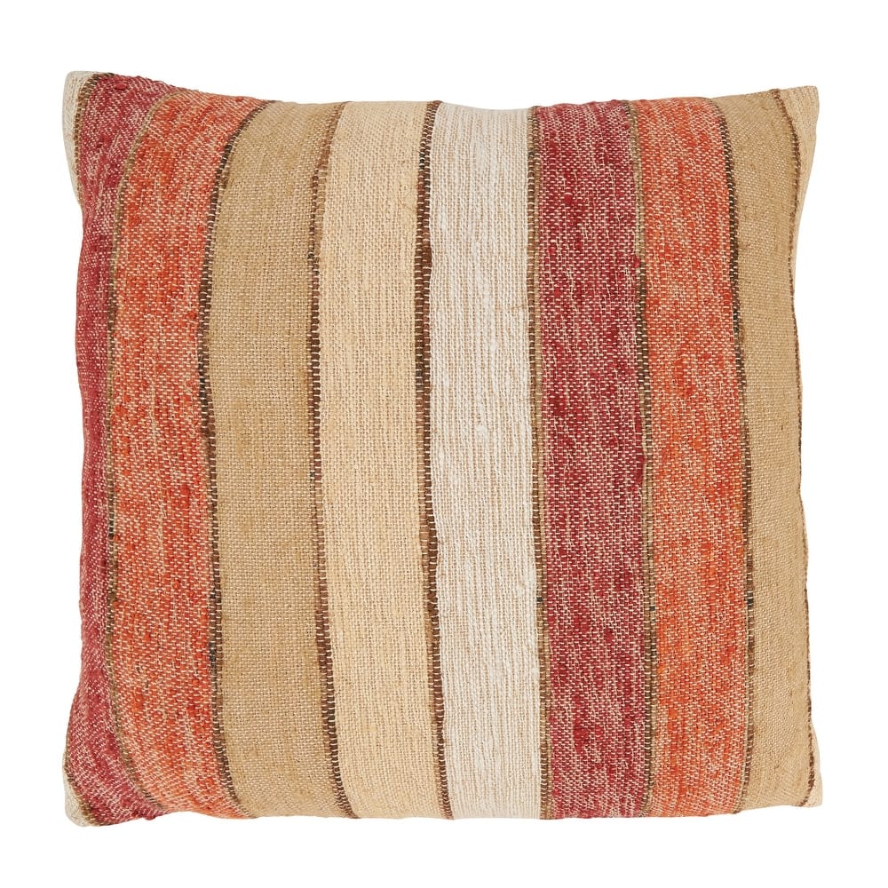 Chic Linear Pattern Throw Pillow