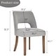 preview thumbnail 80 of 144, Wooden Dining Chairs Set of 2/4/6,Modern Fabric Upholstered Dining Room Chair Kitchen Chairs