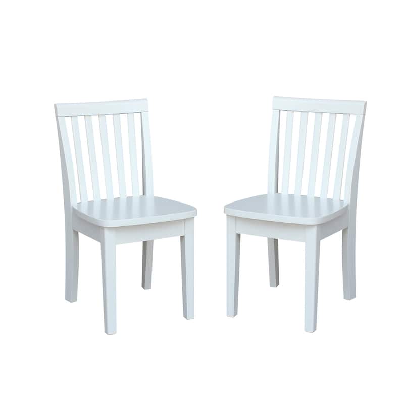 International Concepts Solid Wood Mission Juvenile Chairs - Set of 2