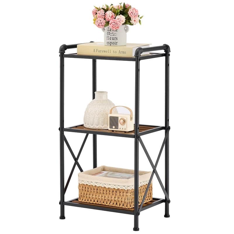 Storage Rack Shelving Unit - 15.55"D x 11.61"W x 29.48"H