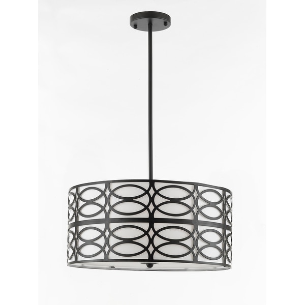 Indoor 5-light Black Pendant Chandelier Lighting Contemporary