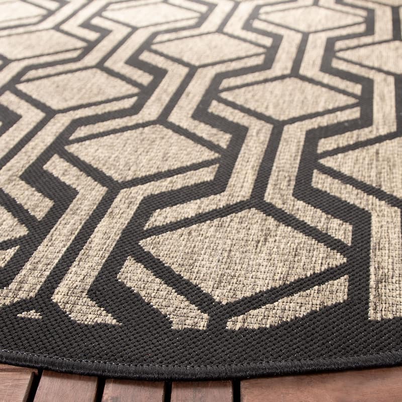 SAFAVIEH Courtyard Annunzia Indoor/ Outdoor Waterproof Patio Backyard Rug