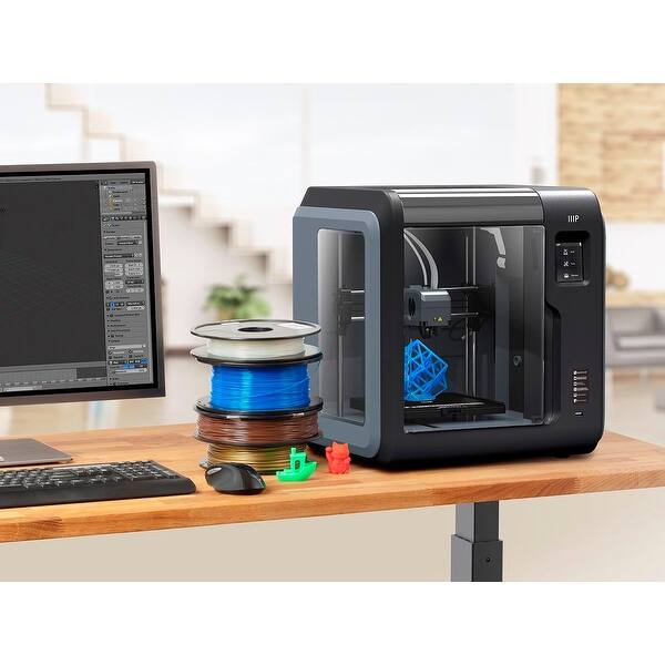 Shop Mp Voxel 3d Printer Enclosed Grey Black Assisted Level Wi