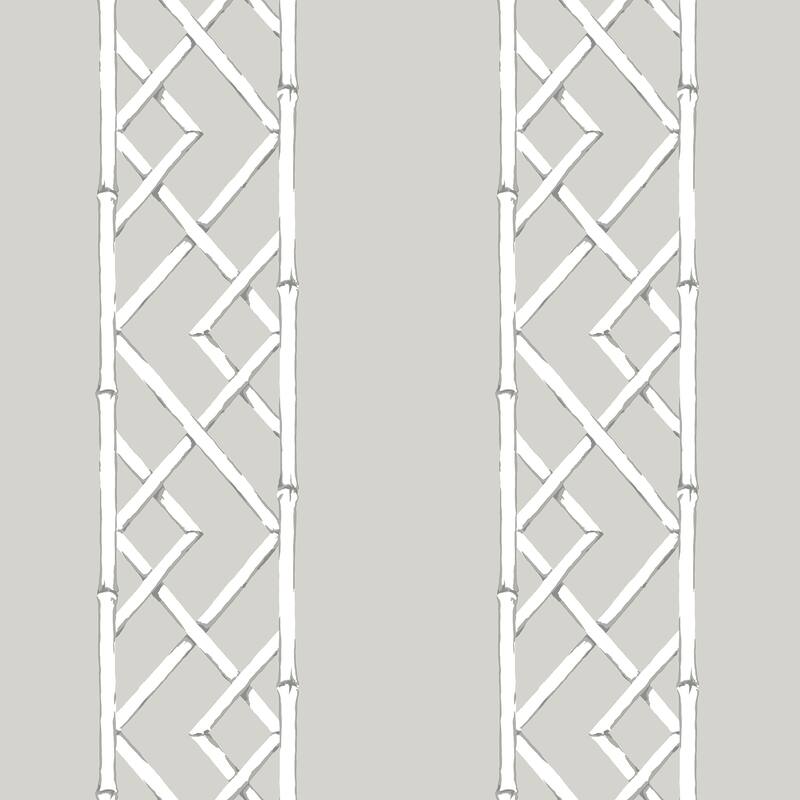 A-Street Prints Sterling Latticework Wallpaper