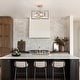 preview thumbnail 11 of 24, Modern Semi Flush Mount Ceiling Light, 3-Light Geometric Square Close to Ceiling Light Fixture for Hallway Foyer Bedroom