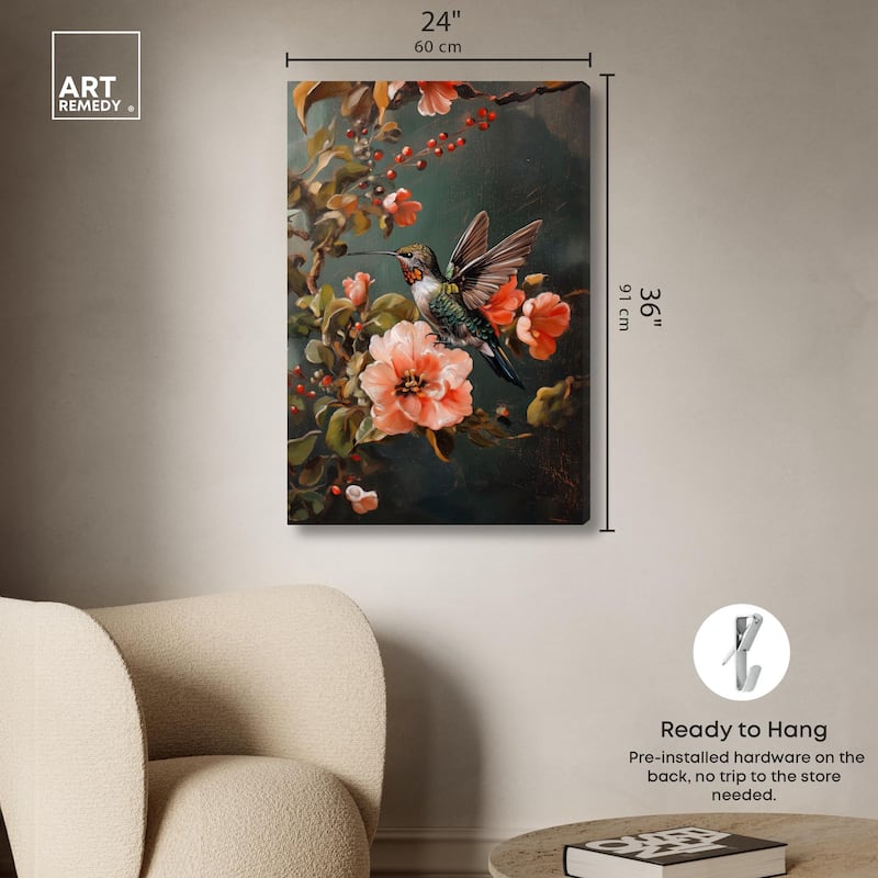 Whirring Wings I Canvas by Art Remedy, Gallery Wrapped