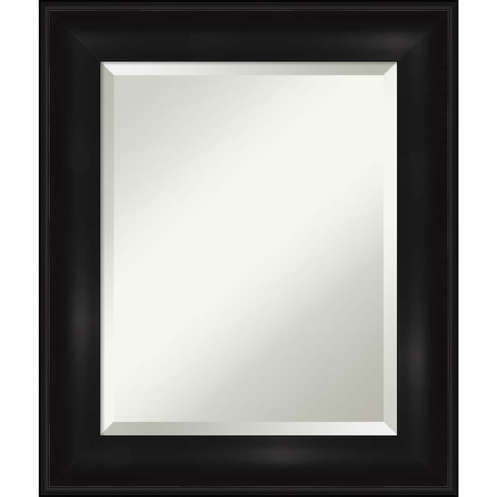 Beveled Wall Mirror - Grand Black Frame - Grand Black