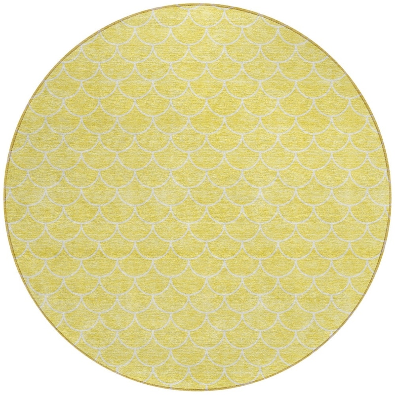 HomeRoots Geometric Transitional Rectangle Outdoor Rug