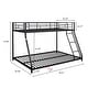 preview thumbnail 3 of 16, Metal Bunk Bed, Twin over Full Bunk Bed with Ladder, Heavy-duty Sturdy Metal Bedframe with Safety Guard Rails, CPC Certified