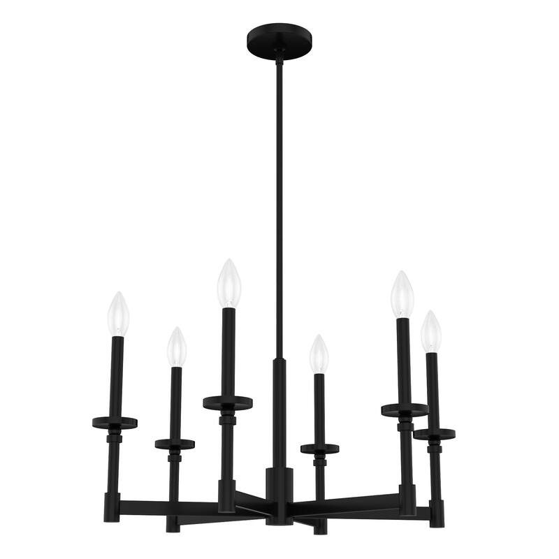 Hunter Briargrove Candle Chandelier - Entry, Dining Room - Glam, Transitional, Modern