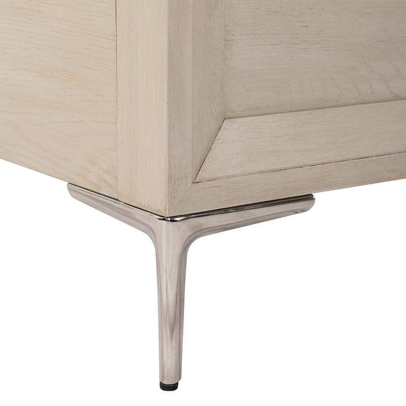 Furniture of America Fable Modern 5-Piece Solid Wood Panel Bedroom Set