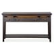 preview thumbnail 6 of 8, Magnussen Home Westley Falls Graphite Rectangular Sofa Table - 50''W x 16''D x 29''H