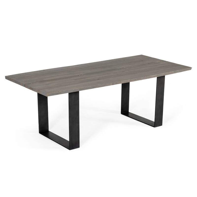 Modrest Murphy Modern Grey Aged Oak Dining Table