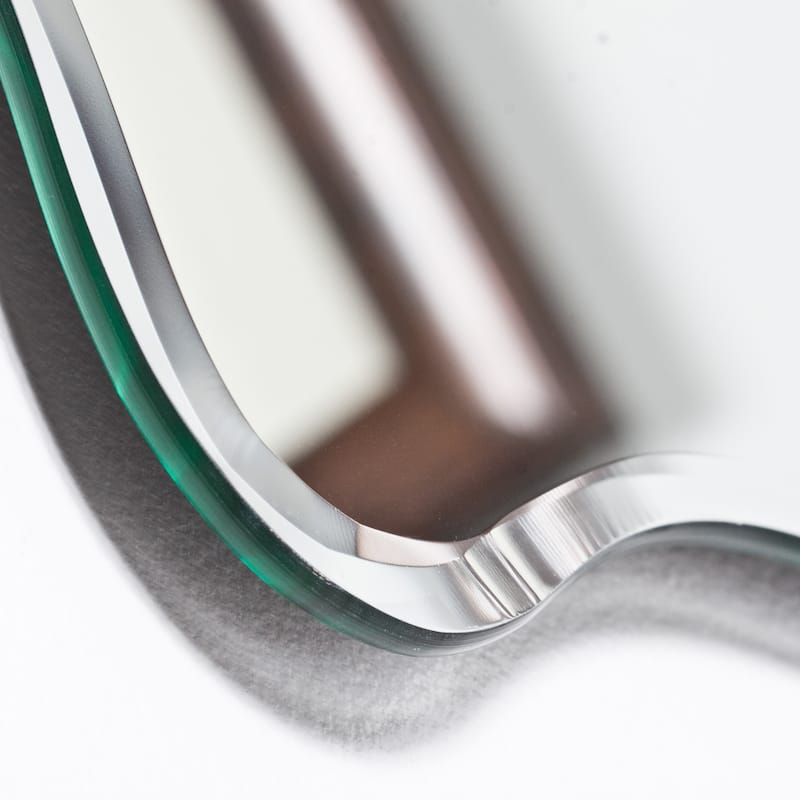Angelina Modern Bathroom Mirror - Silver - 31.5Hx23.6Wx.5D
