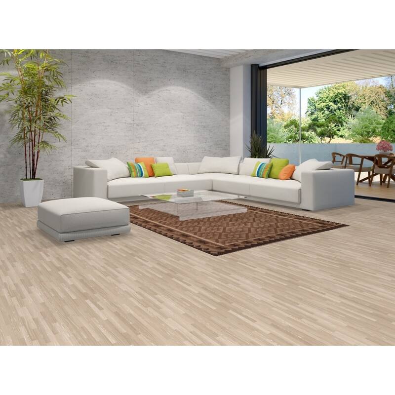 Brown Kilim Oriental Area Rug Hand-woven Wool Carpet - 6'11"x 9'6"