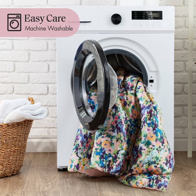 GDF Studio - Maribelle 8-Piece Floral Cotton Comforter Set